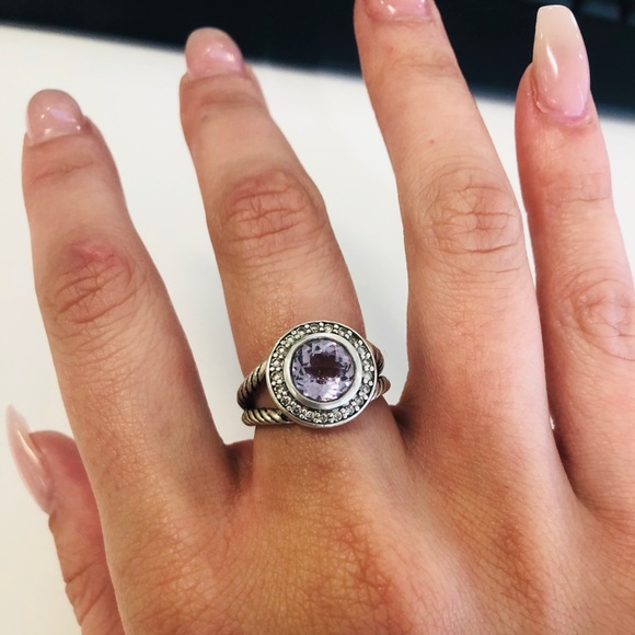 David Yurman Jewelry - David Yurman Petite Amethyst Ring